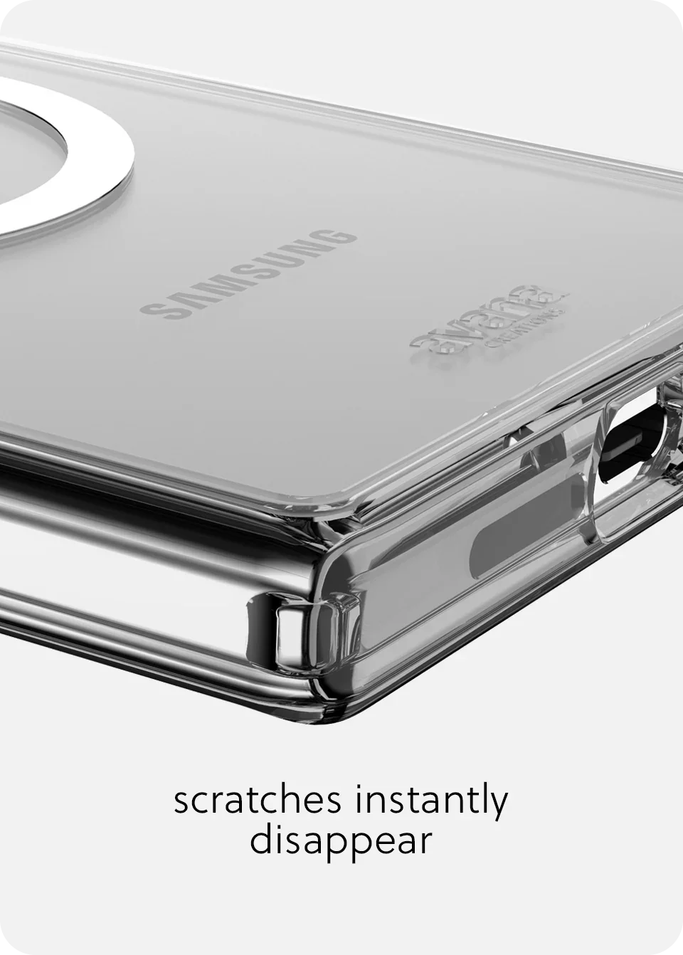 Samsung S25 Ultra MagSafe Cover Itskins Avana Ice Clear Samsung S25 Ultra MagSafe Cover Itskins Avana Ice Clear